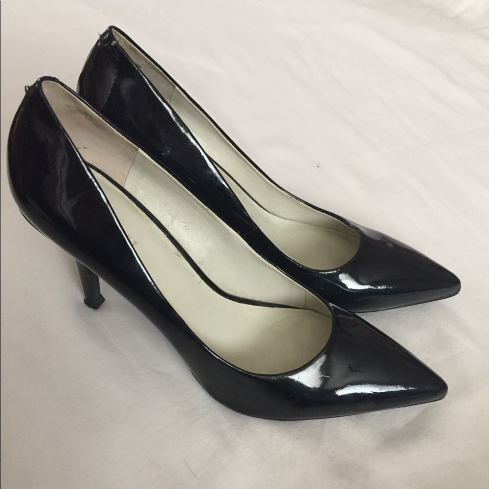 Nine West Patent Black Pointy High Heels